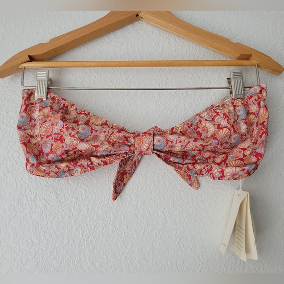 nwt Doen soleil bikini top in neptune tresors de la mer, xl